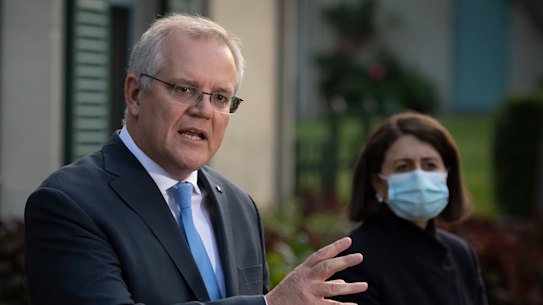 Victoria has accused Prime Minister Scott Morrison of playing favourites after he worked out a new support coronavirus support package with NSW Premier Gladys Berejiklian.
