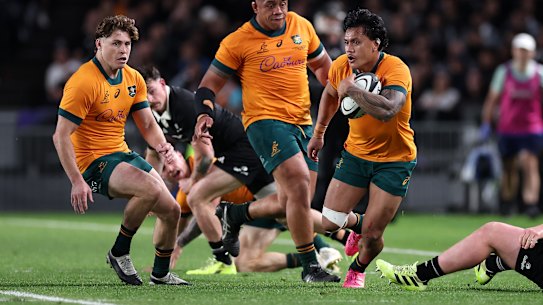 Brumbies centre Len Ikitau is expected to face Ireland in Dublin.