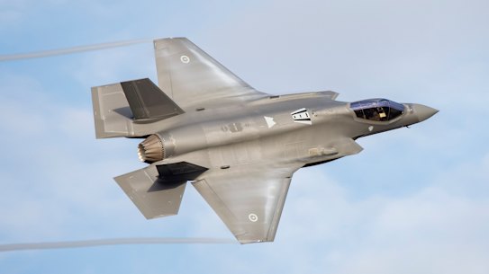 The F-35 fighter has components made in Australia, but it is not exported from Australia to Israel in its totality.
