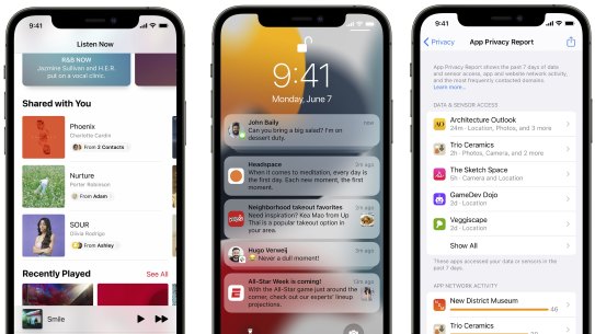 iOS 15 brings changes to sharing, notifications, privacy and more.