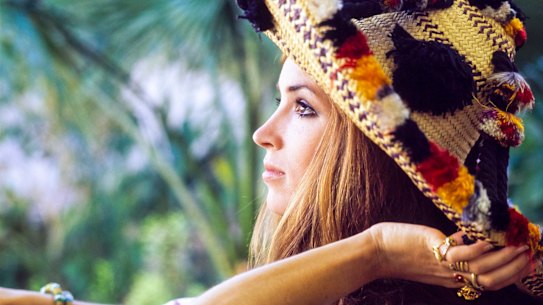 Modern muse ... actress Talitha Getty has inspired We Are Kindred's resort collection.