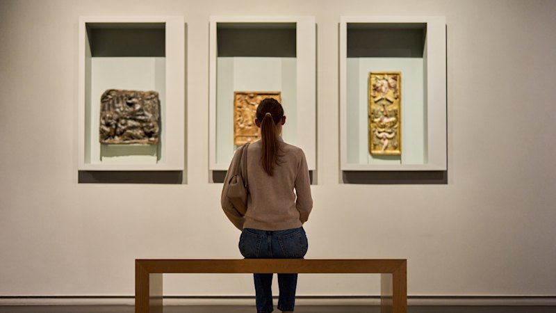 A man followed her through a gallery. Then her life changed