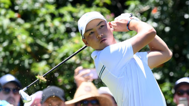 Progress: Min Woo Lee has a top-five finish to his name in just his second professional start.