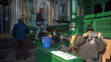 A shrine to 14th-century poet and Muslim scholar, Mir Syed Ali Hamadani, where many Kashmiris who have been caught in the region’s conflict come to seek solace.