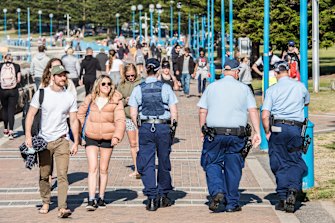Coogee Beach on Saturday.