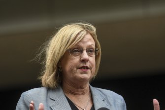 Victorian Minister Lisa Neville has returned from leave. 