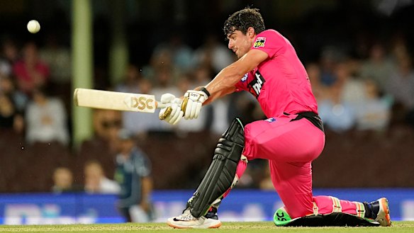 Moises Henriques in action for his beloved Sixers.