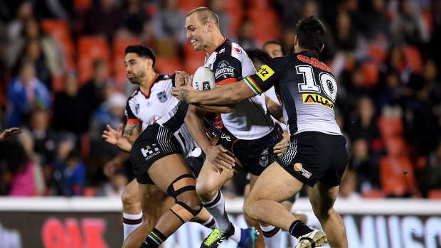 Fluctuations: The Warriors lost 36-4 to Penrith last year before beating the Broncos 26-6.