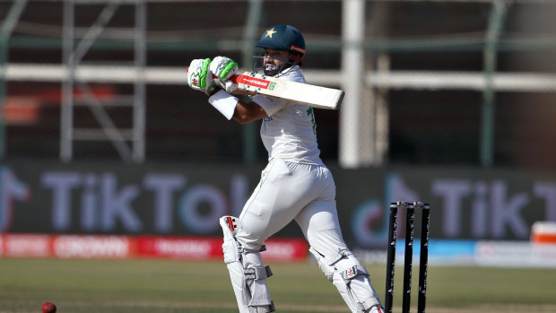 Rizwan has kept Pakistan in the contest after Babar’s dismissal.