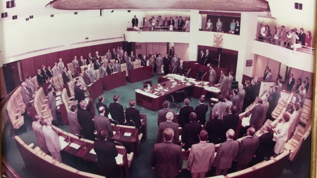 Queensland Parliament sat in the Undumbi Room in the Annexe for about four years during the late 1970s.