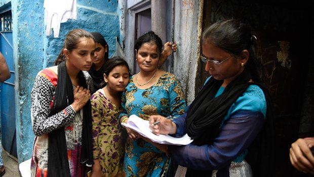 Field workers survey New Delhi locals on how they cope with the heat wave.