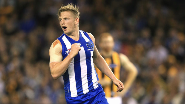 Influential: North Melbourne's Jack Ziebell played a key role in stirring round five win over Hawthorn.