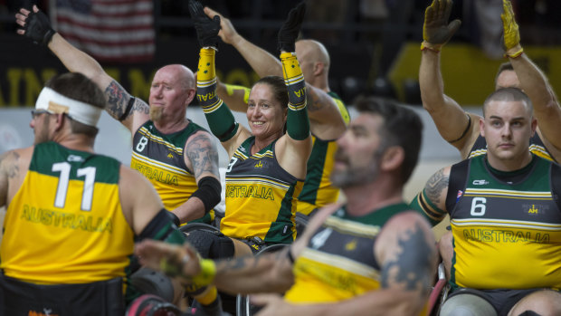 The Australians claimed five victories from their five pool matches.
