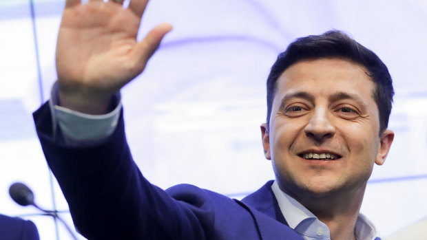 Volodymyr Zelensky's fresh, new style won the support of almost three quarters of Ukrainian voters.