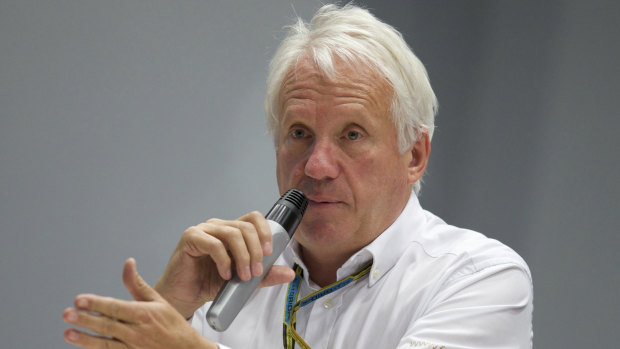 Formula One director Charlie Whiting died from a pulmonary embolism. He was 66.
