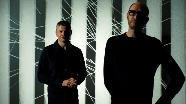 The Chemical Brothers, Ed Simons (left) and Tom Rowlands, return to Australia next month.