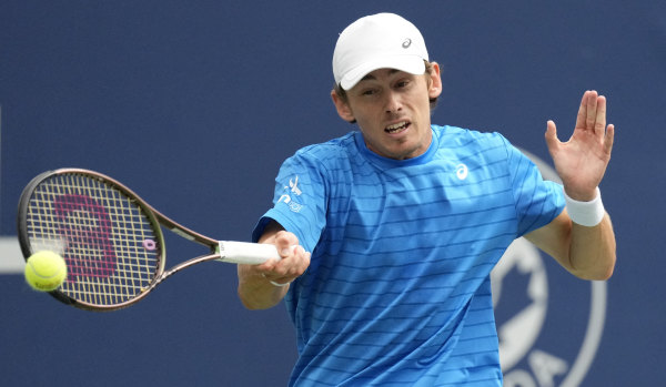 Alex de Minaur made a competitive start to the Toronto final, but conceded afterwards that Jannik Sinner was too good.