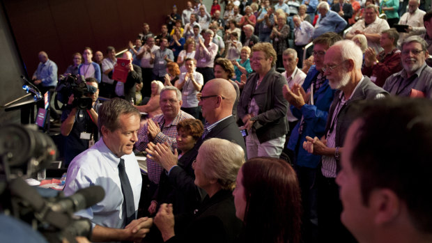 Bill Shorten at the 2013 Labor state conference in Brisbane.