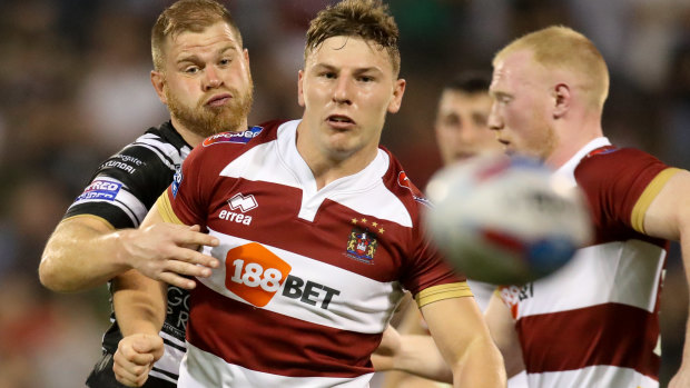 In demand: Wigan five-eighth George Williams.