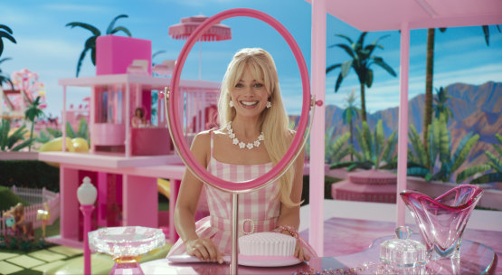 Margot Robbie in Barbie.