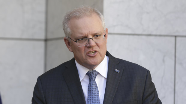 Scott Morrison has urged Facebook and Google to engage "constructively and cooperatively" with the proposed mandatory news media bargaining code.