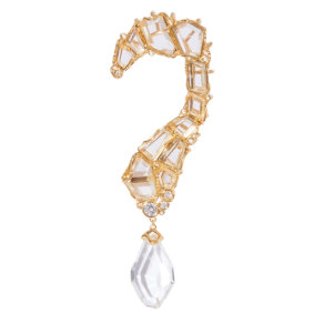For leading-lady attention: Zimmermann’s snaking ear cuff of crystals and cubic zirconia.
