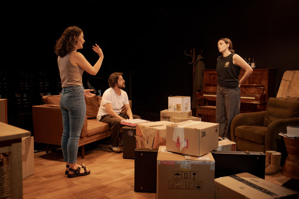 In her three-hander, Joanna Erskine poses big philosophical questions about where our identity lies.