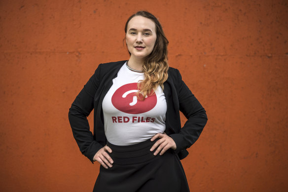 Sex worker Kim Cums is the vice-president of national sex worker charity, Red Files, which was set up to provide a safe online community for sex workers to network, support one other, and prevent exploitation.