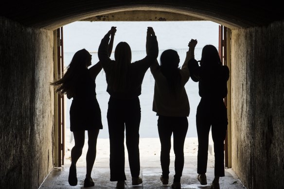 Lending a hand to sexual assault survivors: the four members of The Survivor Hub.