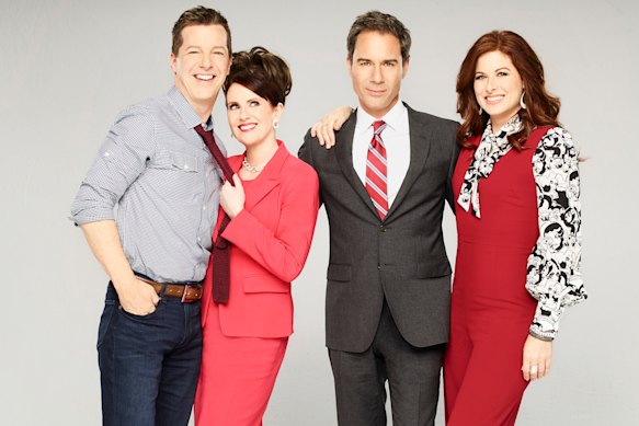 Jack, Karen, Will and Grace from Will & Grace.