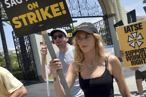 Actors' Strike: Hollywood Stars on the Picket Lines