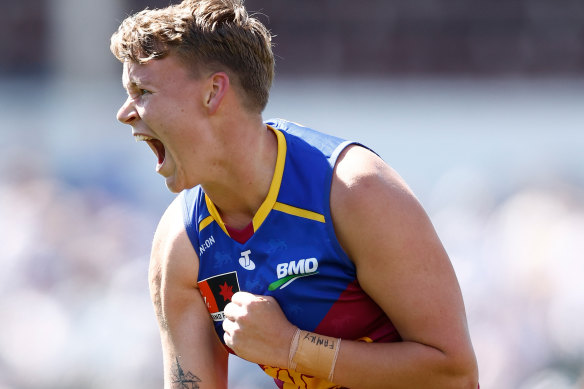 Dakota Davidson’s two goals were key in Brisbane’s second AFLW grand final win.