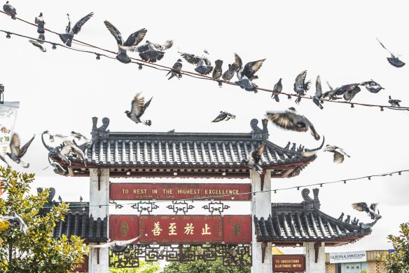 The Pai Lau Gate in Cabramatta.