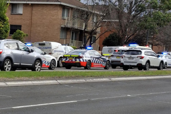 Police and a Careflight helicopter were called to Kingswood after reports of a stabbing - paramedics were unable to save a woman in her 20s who died at the scene. 