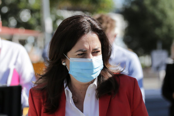 Queensland Premier Annastacia Palaszczuk wants to keep lockdowns in her arsenal, even once vaccination targets are hit. 