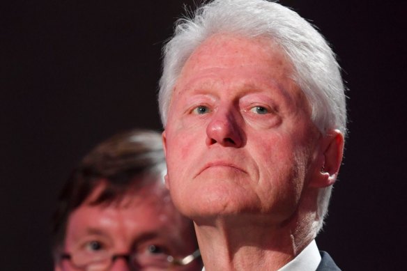 'Heartbroken': former US president Bill Clinton.
