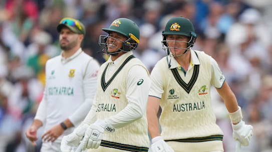 Usman Khawaja and Marnus Labuschagne.