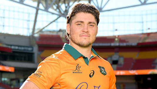 BRISBANE, AUSTRALIA - JULY 11: James O’Connor poses for a photo after the Wallabies squad announcement ahead of the British & Irish Lions series at Suncorp Stadium on July 11, 2025 in Brisbane, Australia. (Photo by Bradley Kanaris/Getty Images)