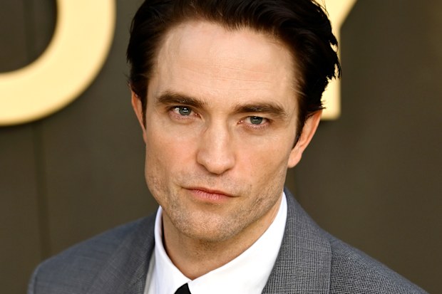 Robert Pattinson attends the world premiere of "The Odyssey" at Odeon Luxe Leicester Square on July 06, 2026 in London, England. 