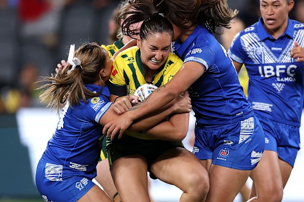 Rugby League World Cup 2026 RECAP: Australia Jillaroos defeat Samoa ...