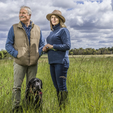 Peter and Kim Martin had rehabilitated their 44-hectare property when they learnt of plans to build a coal mine beneath it.