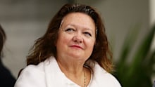 Gina Rinehart during day seven of the Australian National Swimming Championships at Sydney Olympic Park  Aquatic Centre on April 9, 2015 in Sydney, Australia.