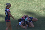 Aliyah Nasio’s dangerous tackle.