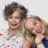 Judith Lucy (left) and Kaz Cooke will host the live comedy show Kaz & Jude’s Menopausal Night Out.