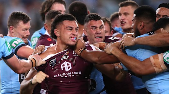 Nearly 50,000 Queenslanders will boo their own Bronco Payne Haas. 