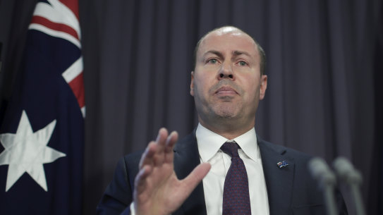 Treasurer Josh Frydenberg.