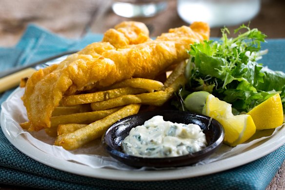 Adam Liaw’s classic beer-battered fish and chips.