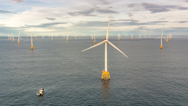 Offshore wind sites sell for record prices as oil companies battle for the right to develop renewable energy projects.
