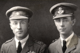 Captain Ross and Lieutenant Keith Smith) who made the first flight from Britain to Australia 100 years ago in a modified Vickers Vimy bomber. 