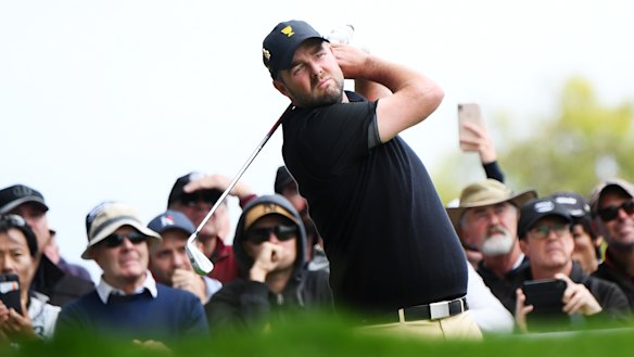 Marc Leishman's struggles started before he arrived at the first tee.
